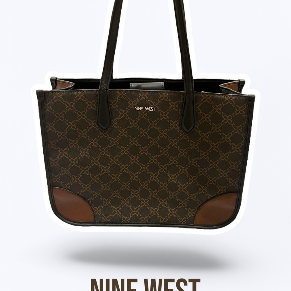 Nine West Brown Tote Bag